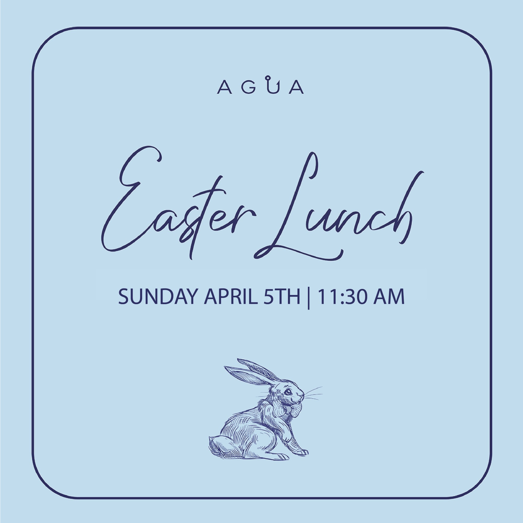 Easter Sunday Lunch, Agua