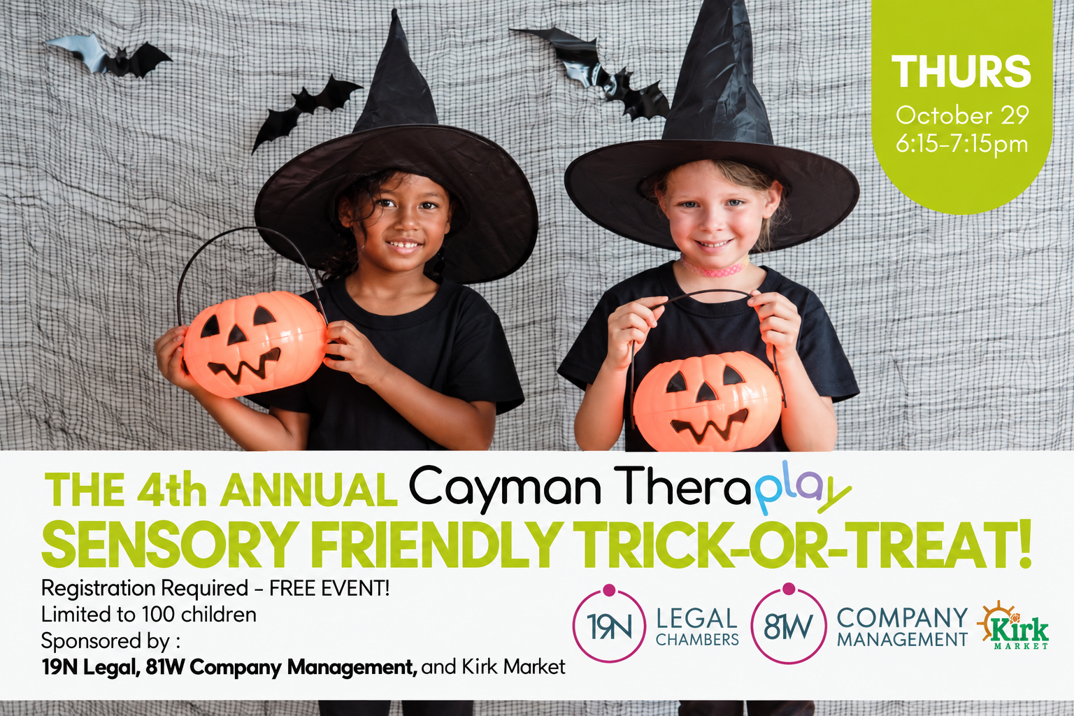 Halloween Sensory Friendly Trick or Treat