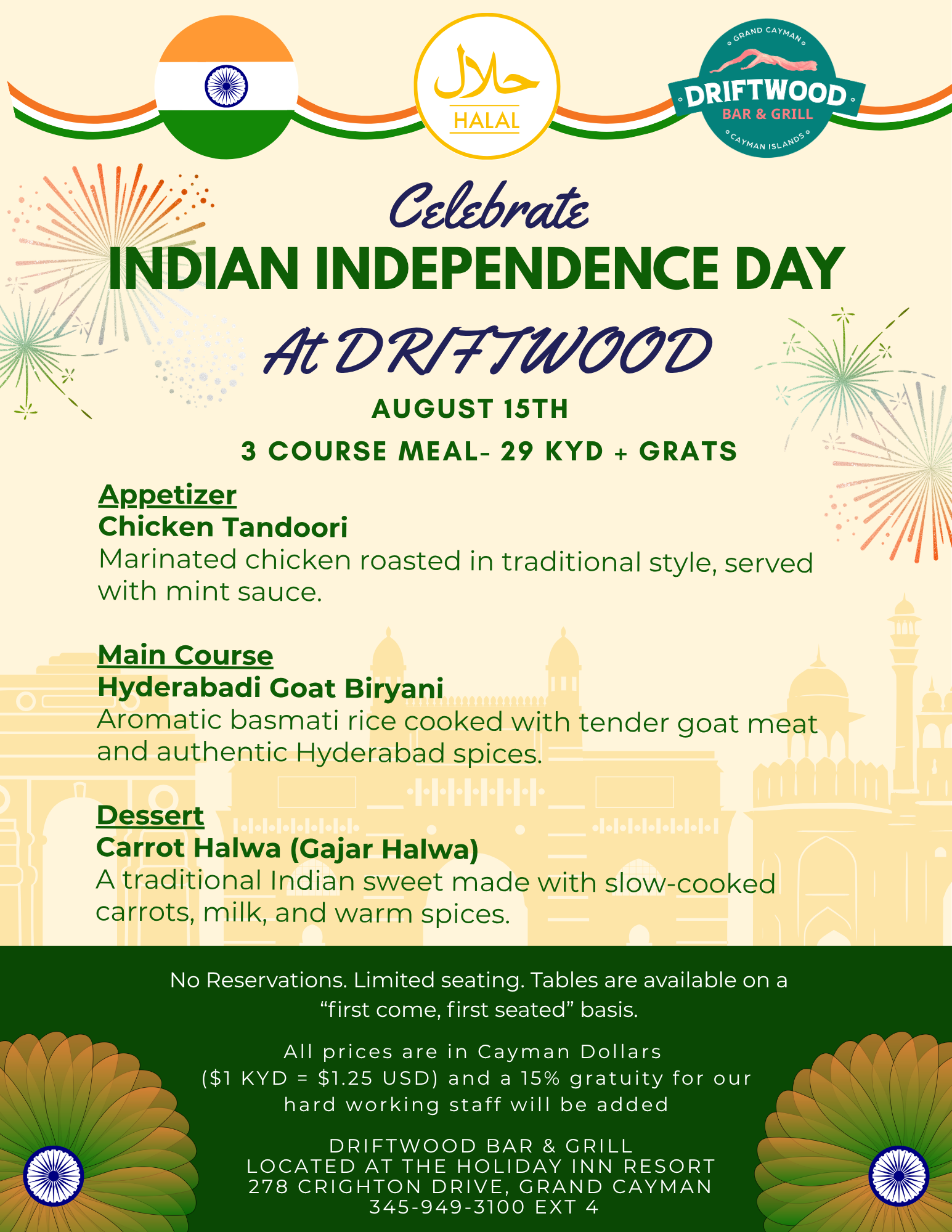 Indian Independence Day at Driftwood