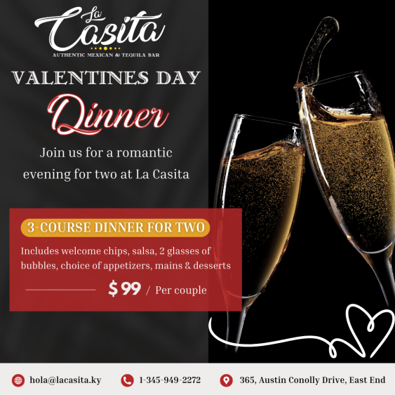 Valentine's Three-Course Dinner at La Casita