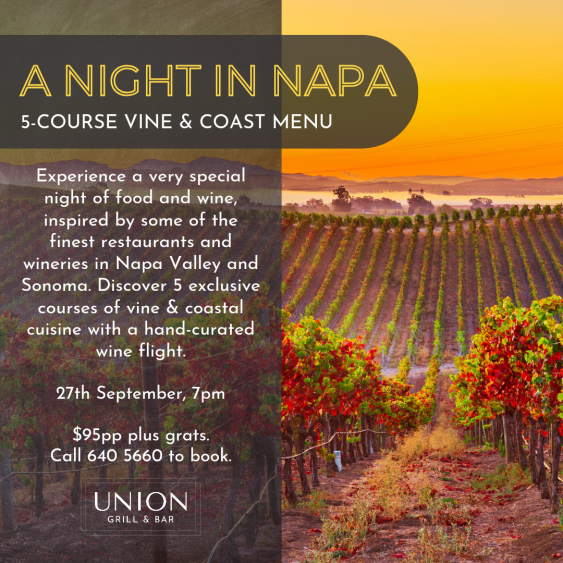 A Night in Napa, Union Cayman Good Taste