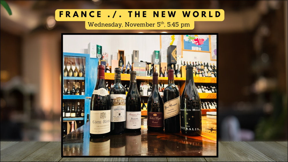France vs New World wine tasting