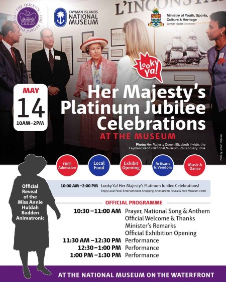Her Majesty's Platinum Jubilee Celebrations, Cayman Islands National Museum