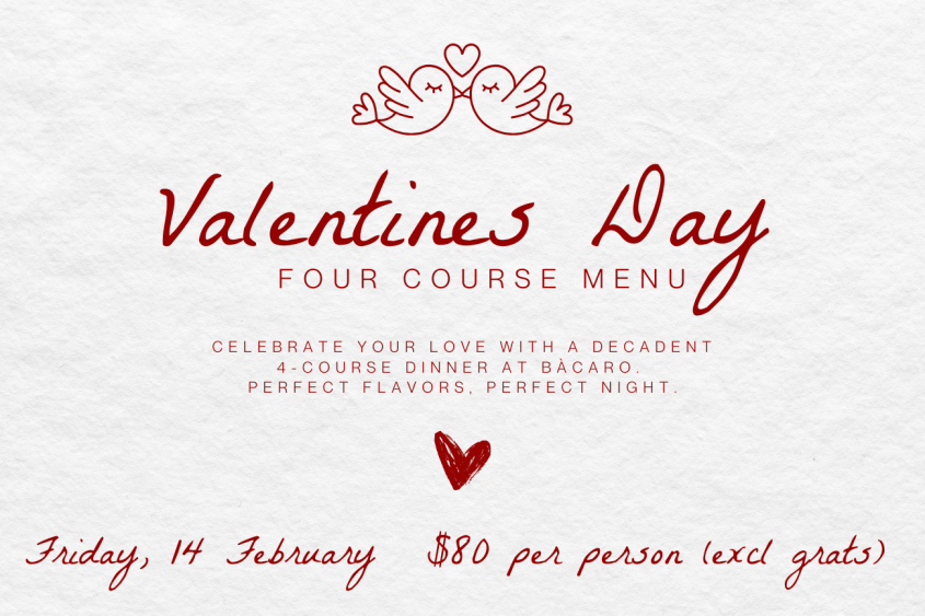 Valentine's at bàcaro