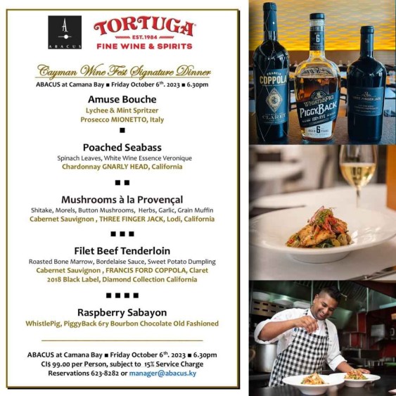 Cayman Wine Fest Signature Dinner