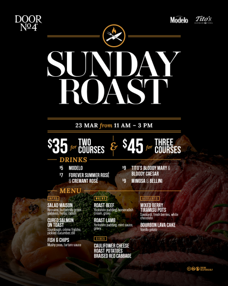 Sunday Roast at Door No. 4