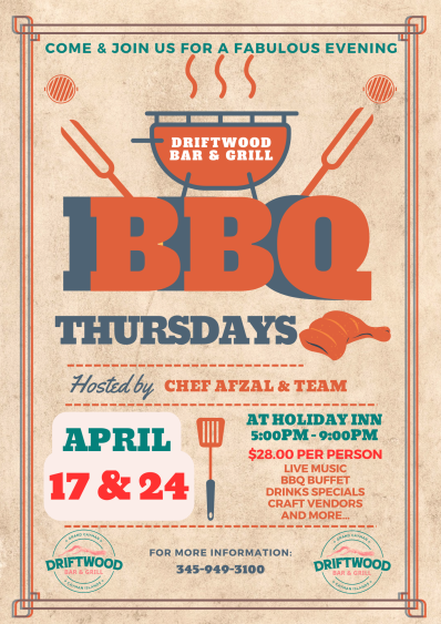 BBQ Thursdays, Driftwood Bar & Grill