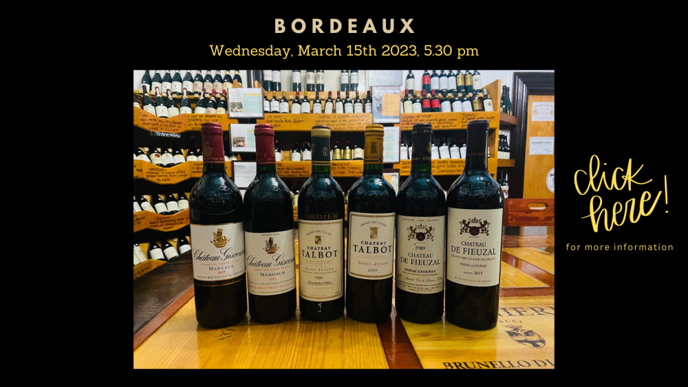 Wine Tasting: Bordeaux | Cayman Good Taste