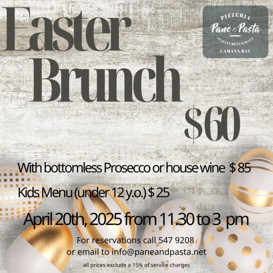 Easter Brunch at Pane & Pasta
