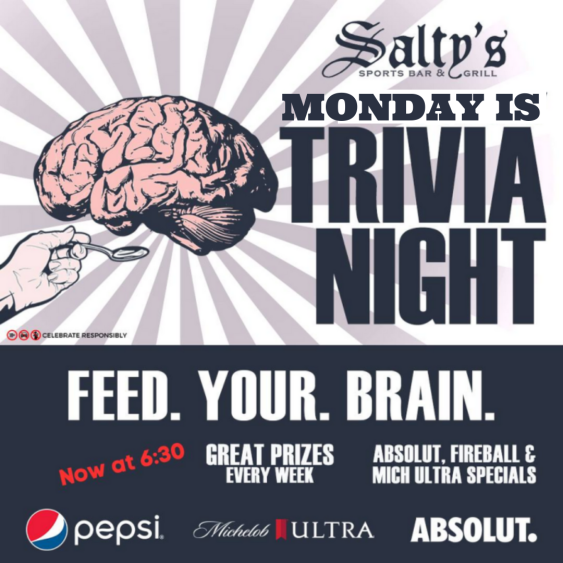 Trivia Night, Salty's Sports Bar