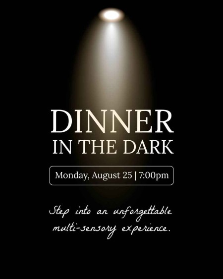 Dinner in the Dark at Bacaro