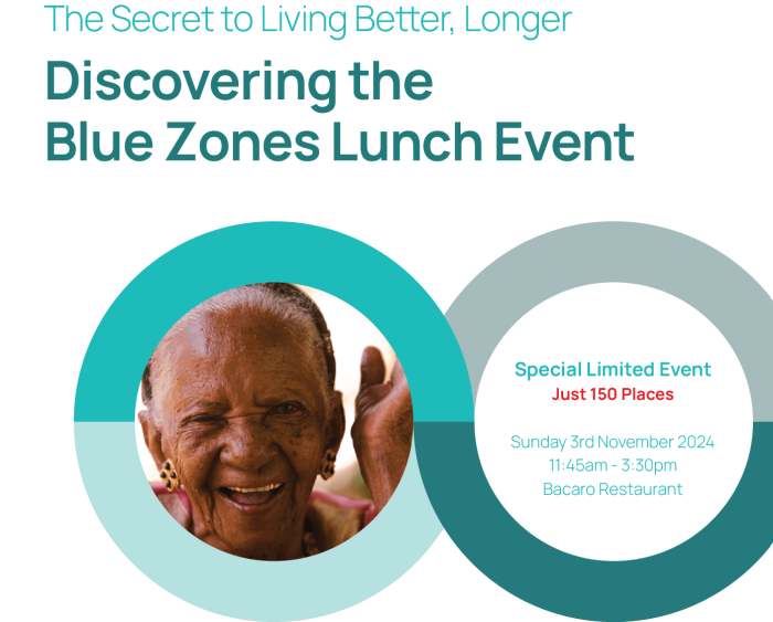 Blue Zones Lunch at Bacaro