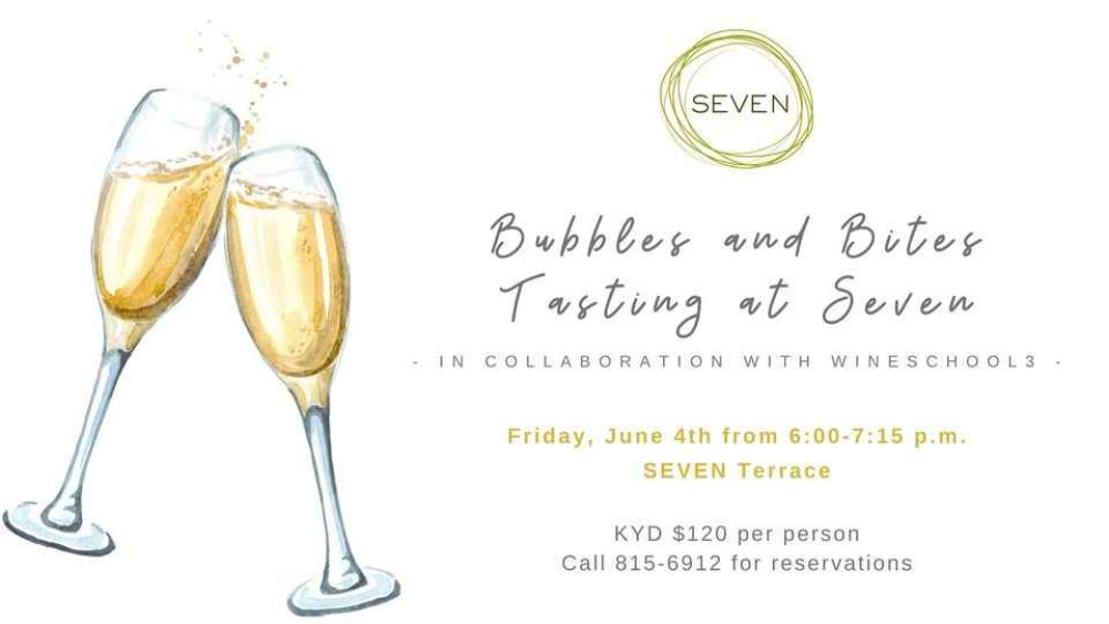 Bubbles and Bites Tasting at SEVEN Cayman Good Taste