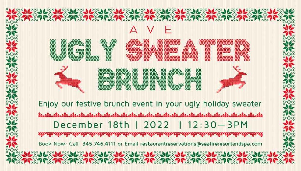 Ugly Holiday Sweater Brunch & Pats Party - Coppersmith