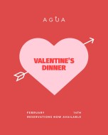 Valentine's at Agua