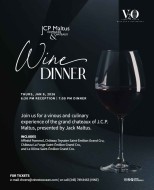 Wine Dinner at V2O