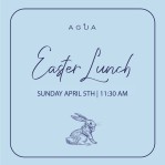 Easter Sunday Lunch, Agua