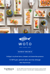 Sunday Sushi Brunch at woto