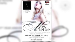 Mistletoe All White Christmas Party