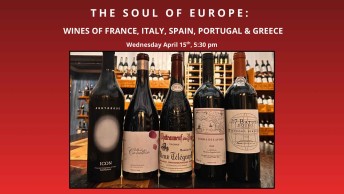 Wine Tasting: Soul of Europe