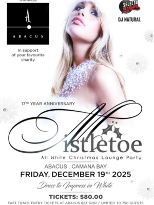 Mistletoe All White Christmas Party