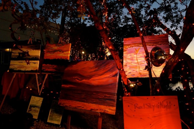 Art at Red Sky at Night